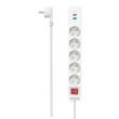 Hama hálózati elosztó, 5-ös, +usb c+usb a 18 w, pd/qc, kapcsolós, 1,4 m, fehér, fip (223186) Hama hálózati elosztó, 5-ös, +usb c+usb a 18 w, pd/qc, kapcsolós, 1,4 m, fehér, fip (223186)
