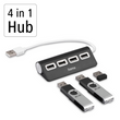 Hama FIC usb 2.0 hub, 1:4 buspow. fekete (200119) Hama FIC usb 2.0 hub, 1:4 buspow. fekete (200119)