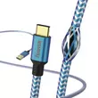 Hama Reflective FIC E3 adatkábel usb type-c 1,5m kék (201558)