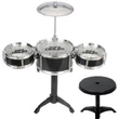 Kép 1/2 - Jazz Drum 4 részes állványos játék dobfelszerelés dobszékkel