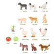 Kép 2/2 - Dino World: Farmállatok figura szett
