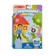 Kép 1/3 - Melissa & Doug: Azúrkék újrahasználható matricás füzet