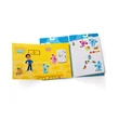 Kép 2/3 - Melissa & Doug: Azúrkék újrahasználható matricás füzet