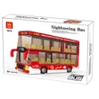 Kép 1/4 - Városnéző kétszintes busz | 436 db építőkocka | építőjáték | WANGE 5970
