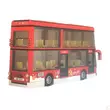 Városnéző kétszintes busz | 436 db építőkocka | más ismert márkákkal kompatibilis építőjáték | WANGE 5970