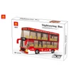 Kép 4/4 - Városnéző kétszintes busz | 436 db építőkocka | építőjáték | WANGE 5970