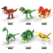 Kép 9/10 - Dinoszaurusz tojás (2 db 6-os szett kínálóban) | 929 db építőkocka | építőjáték | WANGE 6801-6806