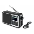 Audizio Anzio akkumulátoros FM / DAB+ rádió 15W (Bluetooth) - Fekete