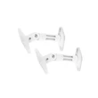 Kép 1/8 - Audizio HTS20W hangfal tartó fali konzol szett, fehér