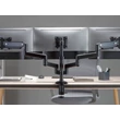Kép 6/7 - Audizio MAD30G - TRIPLA GÁZRUGÓS asztali monitortartó kar, (17" - 27" méretig)