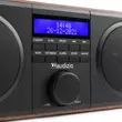 Audizio Novara FM / DAB+ sztereó rádió 40W - BARNA