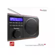 Audizio Novara FM / DAB+ sztereó rádió 40W - BARNA