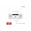 Kép 12/15 - Audizio Prato FM rádió, 60W (CD + USB + Bluetooth + FM) - Fehér