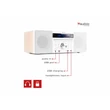 Kép 14/15 - Audizio Prato FM rádió, 60W (CD + USB + Bluetooth + FM) - Fehér