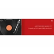 Kép 20/31 - Audizio RP310 - HQ Félautomata Bakelit lemezjátszó, MP3 konverter (USB/RCA)