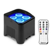 Kép 1/18 - BeamZ BBP94W RGBAW-UV (4x12W) LED (Wi-DMX) akkumulátoros reflektor + IR távirányító