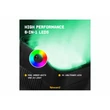 Kép 8/18 - BeamZ BBP94W RGBAW-UV (4x12W) LED (Wi-DMX) akkumulátoros reflektor + IR távirányító