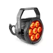 BeamZ BWA410 - IP65 Vízálló Alumíniumházas Kültéri DMX LED PAR Reflektor (7x10W RGBW)