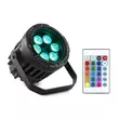 BeamZ BWA63 Alumínium házas vízálló (IP65) PAR lámpa (6x3W) Multicolor LED