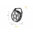 Kép 13/16 - BeamZ PLP12 akkumulátoros (6X 1W) fehér party par lámpa