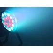Kép 7/8 - BeamZ Professional PAR-64 RGBW (18x12W) DMX Quad LED reflektor + IR távirányító