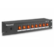 Kép 1/6 - BeamZ PS08S rackbe építhető fényvezérlő kapcsolósor