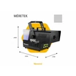 Kép 16/17 - BeamZ Rage 1800LED DMX füstgép (1800W) + digitális vezérlő + távirányító + 6x4W RGB-UV LED