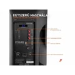 Kép 13/16 - Fenton FT12LED (12") 700W akkumulátoros hordozható hangfal (1xMik + MP3 + Bluetooth)