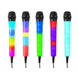 Kép 2/11 - Fenton KMD55 - RGB LED Karaoke PARTY mikrofon (hangvezérelt és auto fény)- fekete