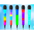 Kép 9/11 - Fenton KMD55 - RGB LED Karaoke PARTY mikrofon (hangvezérelt és auto fény)- fekete