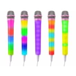 Kép 2/5 - Fenton KMD55P - RGB LED Karaoke PARTY mikrofon (hangvezérelt és auto fény)- rózsaszín