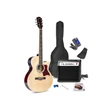 Kép 1/13 - max ShowKit elektro-akusztikus gitár szett + gitárkombó (natúr szín)
