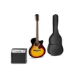 Kép 1/13 - max ShowKit elektro-akusztikus gitár szett + gitárkombó (sunburst szín)