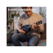 Kép 16/17 - max UKEY szoprán ukulele szett (tartalék húr, hangoló, hordtáska, pengetők) - FEKETE