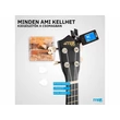 Kép 17/17 - max UKEY szoprán ukulele szett (tartalék húr, hangoló, hordtáska, pengetők) - FEKETE