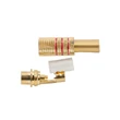 Kép 2/2 - MK Audio RC-311 RCA mama aljzat, lengő, fém ház - PIROS