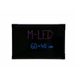 Kép 2/9 - M-LED LB-60PR Írható LED reklám tábla, PRO (60x40 cm) + 1 db filc