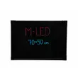 M-LED LB-70PR Írható LED reklám tábla, PRO (70x50 cm) + 1 db filc