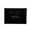 Kép 1/9 - M-LED LB-70PR Írható LED reklám tábla, PRO (70x50 cm) + 1 db filc