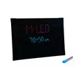 M-LED LB-70PR Írható LED reklám tábla, PRO (70x50 cm) + 1 db filc