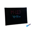 Kép 2/9 - M-LED LB-70PR Írható LED reklám tábla, PRO (70x50 cm) + 1 db filc