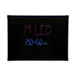 M-LED LB-80PR Írható LED reklám tábla, PRO (80x60 cm) + 1db filc