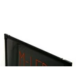 Kép 6/9 - M-LED LB-80PR Írható LED reklám tábla, PRO (80x60 cm) + 1db filc