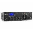 Kép 2/8 - Power Dynamics PPA502, 2 ZÓNÁS 100V erősítő (50W) 2x Mikrofon + 2x Jel bemenet (MP3 + Bluetooth)