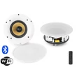 Kép 1/9 - Power Dynamics WCS80 2 utas aktív beépíthető, álmennyezeti hangszórópár (8") + Bluetooth + WiFi