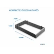 Kép 6/8 - Vonyx DB2 DJ paraván, 4 panellel