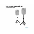 Kép 2/6 - Vonyx LS-02K (2 db) hangfalállvány, acél, (20 kg)