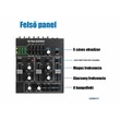 Kép 13/13 - Vonyx STM-2290 4+1 csatornás DJ, karaoke keverő + USB/SD lejátszó + EFFEKT