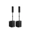 Kép 1/11 - Vonyx VX1050BT 2,2 aktív hangfal szett 1150W + 1x Mikrofon + Állvány (MP3 + BLUETOOTH)