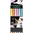 Kép 1/2 - Faber-Castell: Black Edition pasztell színek 6db-os színes filctoll szett